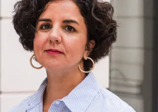 woman smiling at camera 